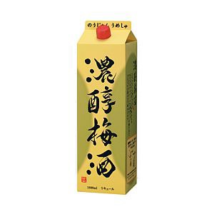 お歳暮 アサヒ 濃醇梅酒 12度 パック 1800ml 歳暮 ギフト 父の日