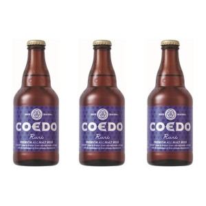 お歳暮 ビール COEDO　コエドビール 埼玉県 川越市 コエドビール 瑠璃 瓶 333ml×3本 ギフト 父親 誕生日 プレゼント 歳暮 ギフト 父の日