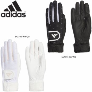 adidas  MMT78 レディースゴルフ アディダス 両手用  モノグラム ウォームペアグローブ 日本仕様