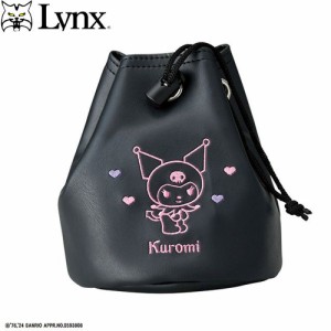 Lynx リンクス 巾着ポーチ クロミ クロミハート ゴルフ キャラクター グッズ ボールポーチ