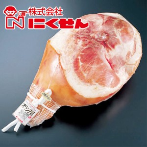 肉ギフト 長崎 雲仙 国産 冷蔵直送 送料無料 にくせん NPG-01 骨付きモモハム 約9?s『NKS』