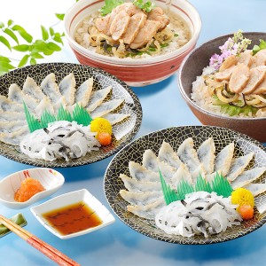 ギフト ふぐセット 送料無料「関とら本店」真ふく三昧 真ふくたたき刺身と真ふく漬け丼 冷凍便 2480108『SKT』