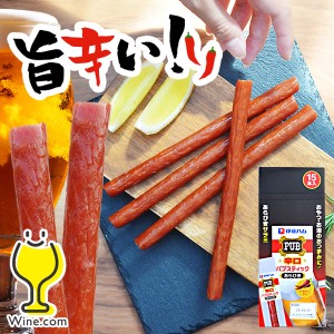 飛脚ゆうパケット便発送 送料無料 伊藤ハム パブスティック 辛口 あらびき 17g×15個(015)おつまみ サラミ 肉珍味 ドライソーセージ『NCP