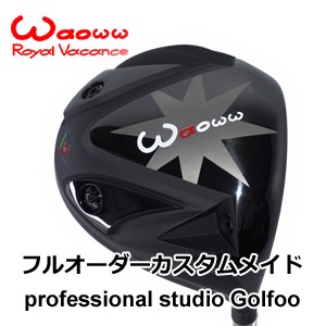 地クラブ系ヘッド Waoww RV-555 Black Driver HEAD ワオ