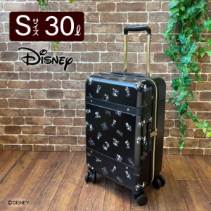 スーツケース Sサイズ 30L 機内持ち込み可 ディズニー ミッキーマウス キャリーバッグ ファスナータイプ キャリーケース  DNY2246-48