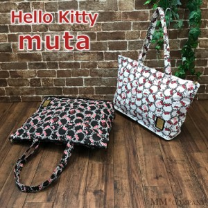 HELLO KITTY meets muta 折りたたみトートバッグ ハローキティ ムータ HAPI+TAS ハピタス