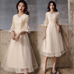 演奏会 ドレス ミモレ 丈の通販 Au Pay マーケット