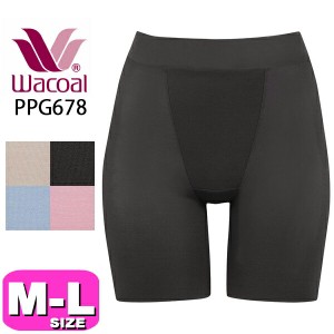 ワコール wacoal 【メール便発送可】PPG678 ショーツ 美ショーツ ロングショーツ 綿混 吸汗 速乾 MLサイズ WB