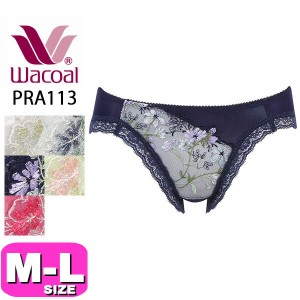 ワコール wacoal【メール便発送可】PRA113 ショーツ ハイレッグ ノーマル スタンダード リボンブラ ML EMI