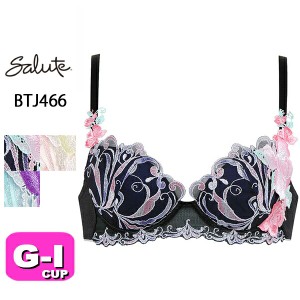 ワコール wacoal サルート salute BTJ466 66シリーズ ブラジャー 3/4カップブラジャー プッシュアップタイプ P-UP GHIカップ