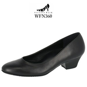 ワコール wacoal サクセスウォーク success walk WFN360 パンプス 靴 ラウンドトゥ ヒール3.5cm 足囲 C D E EE