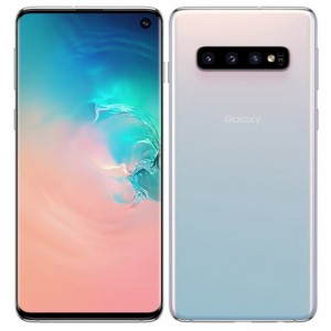 新古品 Galaxy S10 SCV41 128GB メモリ8GB 6.1インチ AMOLED 有機EL 特典付 au版 SIMロック解除済 s10wh-32ky