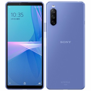 Xperia 10 III 5G ファイブジー SOG04  128GB 有機EL 4K撮影 大容量バッテリー 長寿命 特典付 au版 SIMロック解除済 ax103bl-a7y9