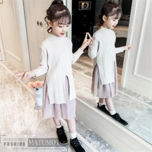 韓国 子供服 ニット ワンピースの通販 Au Pay マーケット