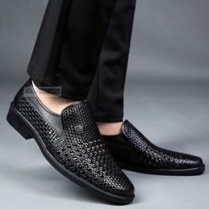 【三太郎の日】ビジネスシューズメッシュ 通気性歩きやすい革靴 フォーマルシューズ メンズ 蒸れない メンズ 履きやすい スーツ  紳士靴 