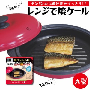 レンジで焼ケール 丸型 丸 TKSM-32 丸形 電子レンジで焼き魚 レンジ 専用 焼き魚 プレート レンジ調理器 焼き魚 レンジ調理機 レンジ調理