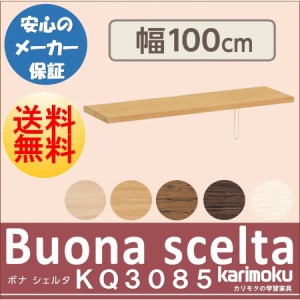 カリモク カリモク家具 karimoku ボナ シェルタ シリーズ 書棚ＱＴ３０とＱＴ３５専用 追加棚 KQ3085 幅100ｃｍ用