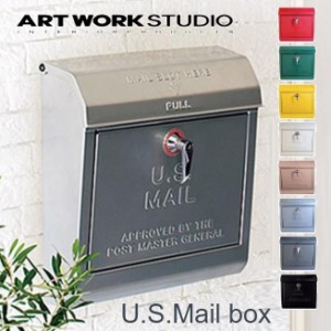 壁掛けポスト アメリカン ポスト TK-2075 ART WORK STUDIO アートワークスタジオ おしゃれ レトロ 郵便受け 壁掛け メールボックス スチ