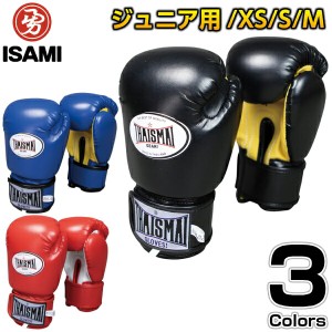 【ISAMI・イサミ】ボクシンググローブ　タイサマイ　キッズスパーリンググローブPU　BX-21（BX21）   Mサイズ　キックボクシング 格闘技
