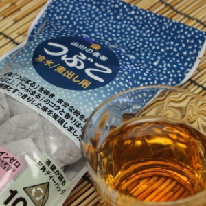 つぶこ 麦茶 小川産業 100g 10g×10パック 水出し麦茶 麦茶パック 六条麦茶 無添加 石釜焼き 日本製