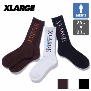 「 XLARGE エクストララージ 」 XL LAX LOGO SOCKS XLARGE XL ロゴ ミドル丈 ソックス 101224054003 / XLARGE エクストララージ ソックス