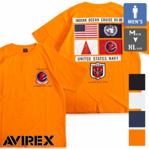 「 AVIREX アビレックス 」 TOP GUN SHEETING PATCH T-SHIRT トップガン シーチング パッチ Tシャツ 7833934012 783-3934012 / アビレッ