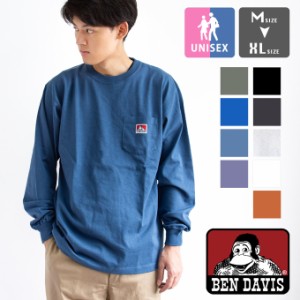 「 BEN DAVIS ベンデイビス 」 ピスネーム ポケット ロンT LONG SLEEVE POCKET TEE 23780029 / C-23780029 / Tシャツ 長袖 メンズ レディ