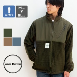 【冬SALE!!】【 BURLAP OUTFITTER バーラップアウトフィッター 】 ミリタリー フリース ジャケット BO010126 / ジャケット メンズ 冬 フ