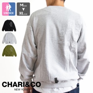 「 CHARI & CO チャリアンドコー 」 GOTHAM EMBROIDERY CREWNECK SWEATS クーネック スウェット CAC-01-2310-07 / CAC01231007 / スウェ