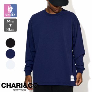「 CHARI & CO チャリアンドコー 」 NAME ON HEM L/S TEE Tシャツ 長袖 ロンT カットソー cac-01-2402-02 CAC01240202 / chari&co Tシャ
