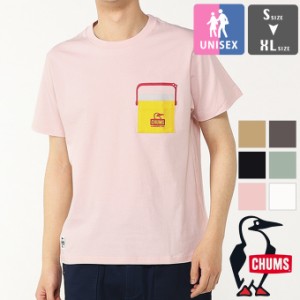 「 CHUMS チャムス 」 Camper Cooler Pocket T-Shirt キャンパークーラーポケット Tシャツ CH01-2360 / ユニセックス 半袖 バックプリン