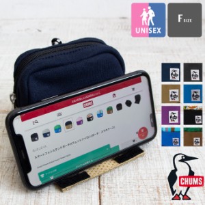 「 CHUMS チャムス 」 Smart Phone Stand Pouch Sweat Nylon スマートフォンスタンドポーチスウェットナイロン CH60-3734 / スマホアクセ