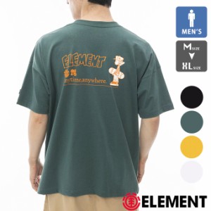 ELEMENT エレメント メンズ KAMO STANCE SS 鴨チルスケーターズ Ｔシャツ BE02A220 / エレメント Tシャツ 半袖 トップス カットソー 鴨チ