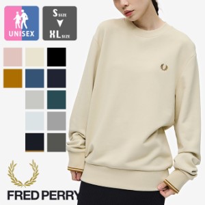 【クーポン対象外】「 FRED PERRY フレッドペリー 」 Crew Neck Sweatshirt ワンポイント クルーネック スウェット M7535 / トレーナー 