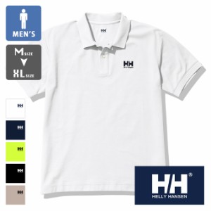 「 HELLY HANSEN ヘリーハンセン 」 S/S HH Logo Polo ショートスリーブ HHロゴ ポロ HE32330 / 半袖 ポロシャツ 鹿の子 ワンポイント 無