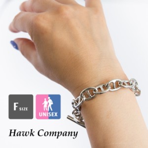 【 hawk company ホークカンパニー 】 アンカー チェーン ブレスレット 6175 / ブレス バングル 腕輪 錨 イカリ モチーフ 真鍮 アクセサ