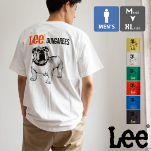 「 Lee リー 」 ブルドッグプリント 半袖Tシャツ LT3076 / メンズ プリントTシャツ 半袖 アメカジ バックプリント LT3076