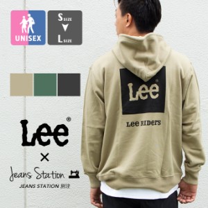【冬SALE!!】【 Lee リー 】 JEANSSTATION 別注 BACK PRINT HOODIE バック プリント スウェット プル パーカ LT4038 / ジーンズステーシ