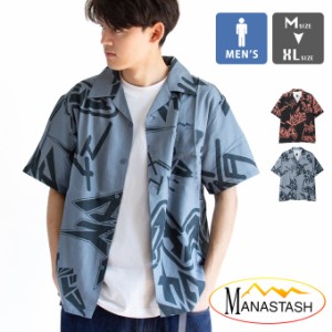 「 MANASTASH マナスタッシュ 」 カタカナ マナロハシャツ KATAKANA MANALOHA SHIRT 792-4123004 / 7924123004 / シャツ メンズ アロハシ