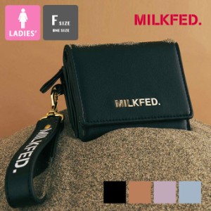 「 MILKFED. ミルクフェド 」 SOLID COLOR TRI-FOLD WALLET MILKFED. 3つ折り 財布 ウォレット 103224054013 / MILKFED. ミルクフェド ミ