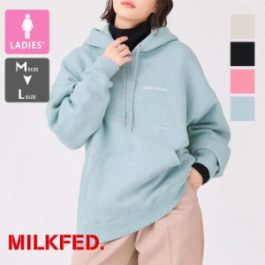 「 MILKFED. ミルクフェド 」 ROUND DONUTS SWEAT HOODIE MILKFED. ラウンド ドーナッツ スウェット パーカー 103233012025 / MILKFED.　