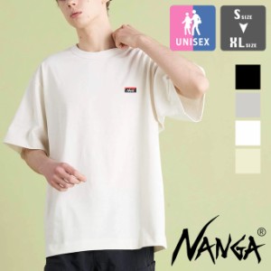 「 NANGA ナンガ 」 ECO HYBRID BOX LOGO EMBROIDERY TEE エコハイブリッド ボックスロゴ エンブロイダリー ティー NW2411-1G804-A / NAN