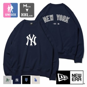 「 NEW ERA ニューエラ 」 MLB Apparel MLB ロゴ クルーネック スウェット 137553 / トレーナー 長袖 裏毛 メンズ レディース 13755312 1