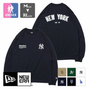 「 NEW ERA ニューエラ 」 MLB Apparel MLB ロゴ L/S Tシャツ 137554 / 長袖 ロンT クルーネック メンズ レディース 13755413 13755418 1