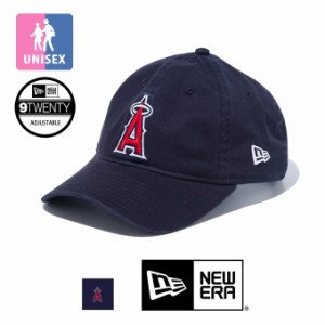 「 NEW ERA ニューエラ 」 9TWENTY クロスストラップ ウォッシュドコットン ロサンゼルス・エンゼルス ロゴ キャップ 135621 / 帽子 MLB 