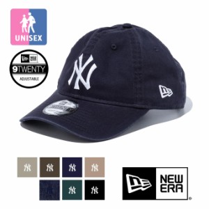 「 NEW ERA ニューエラ 」 9TWENTY クロスストラップ ウォッシュドコットン ニューヨーク・ヤンキース ロゴ キャップ 135521/135621 / 帽