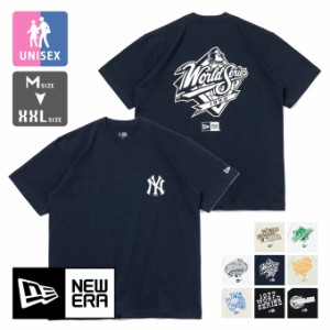 「 NEW ERA ニューエラ 」 SSCT MLB Apparel World Series ロゴプリント S/S Tシャツ 141218/141219 / 半袖 丸首 クルーネック ヤンキー