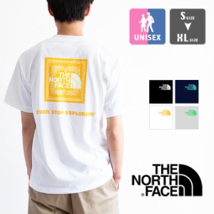 「 THE NORTH FACE ザノースフェイス 」 S/S Bandana Square Logo Tee ショートスリーブ バンダナ スクエアロゴ ティー NT32349 / Tシャ