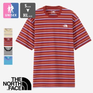 「 THE NORTH FACE ザ ノースフェイス 」 S/S Multi Border Tee ショートスリーブ マルチボーダー ティー NT32455 / Tシャツ 半袖 丸首 