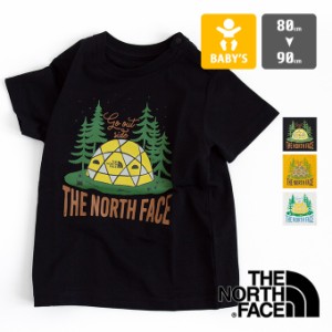 「 THE NORTH FACE ザ ノースフェイス 」 B S/S Camp Luminous Tee ベビー キャンプ ルミナス S/S Tシャツ NTB32264 / 半袖 丸首 クルー